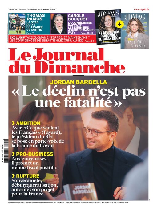 Title details for Le Journal du dimanche by Lagardere Media News - Available